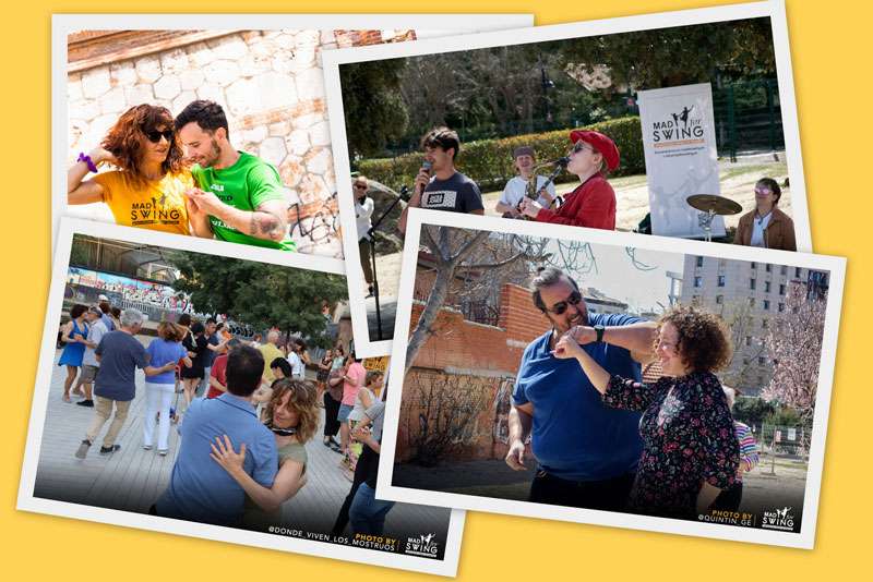 Baile en lugares públicos con MAD for Swing también en agosto