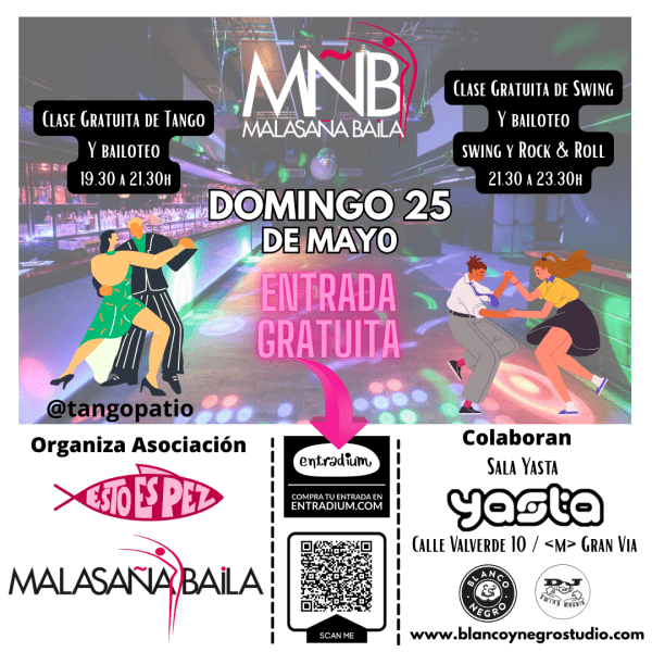 Academias, Clases y Eventos de Swing, Lindy Hop, Jazz Step, Rock & Roll y West Coast Swing en Madrid (Spain)