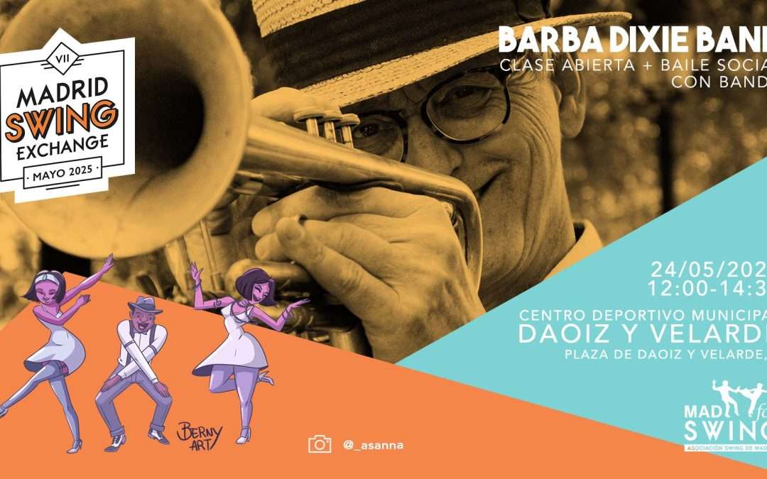 Barba Dixie Band – VII Madrid Swing Exchange – Plaza Daoiz y Velarde